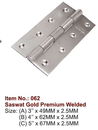 Saswat Gold Premium Welded Hinges