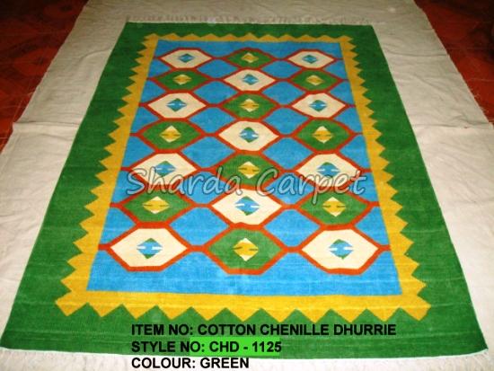 Cotton Chenille Dhurries 09