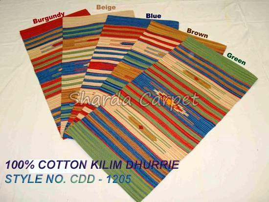 Cotton Kilim Dhurries 03