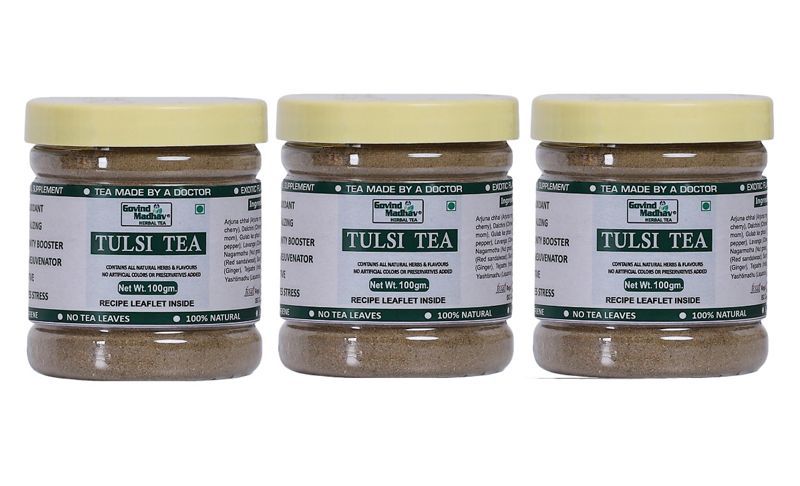 Tulsi Tea Combo Pack 100gm x 3