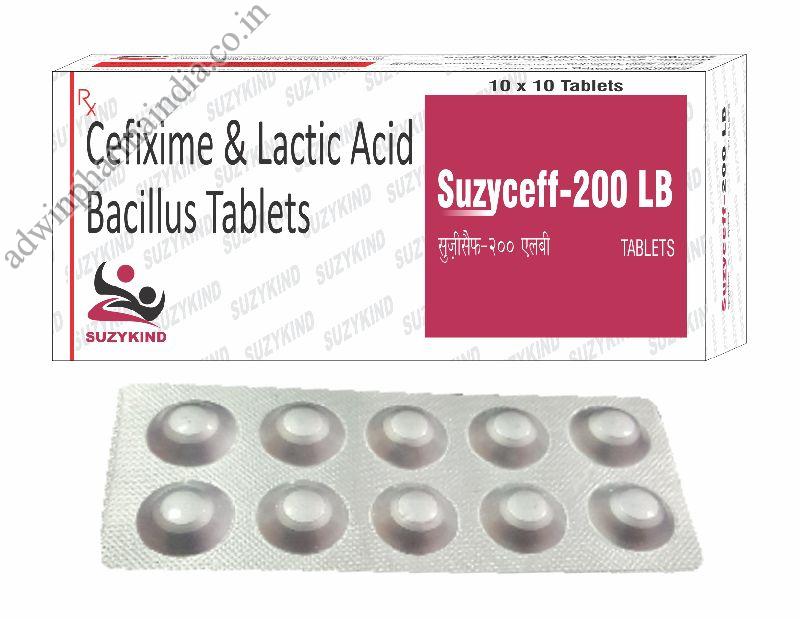 Suzyceff 200mg LB Tablets