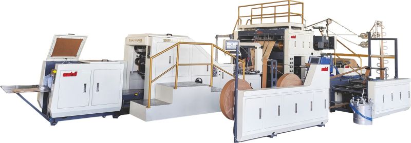 Fully Automatic Paper Bag Making Machine with Inline Handle