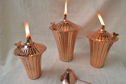 Copper Oil Lamp
