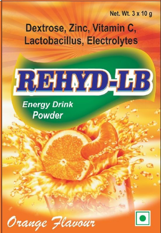 Orange Rehyd LB Energy Drink Powder