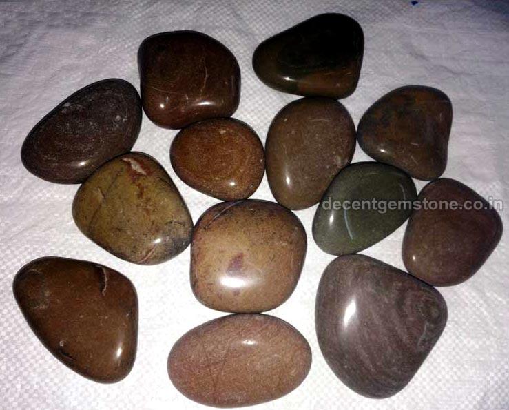 Flat Brown Pebbles