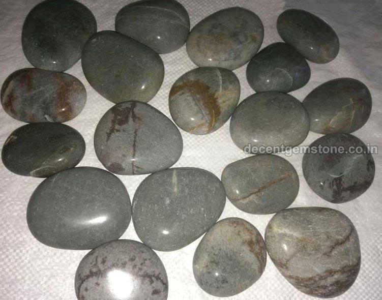 Grey Flat River Pebbles