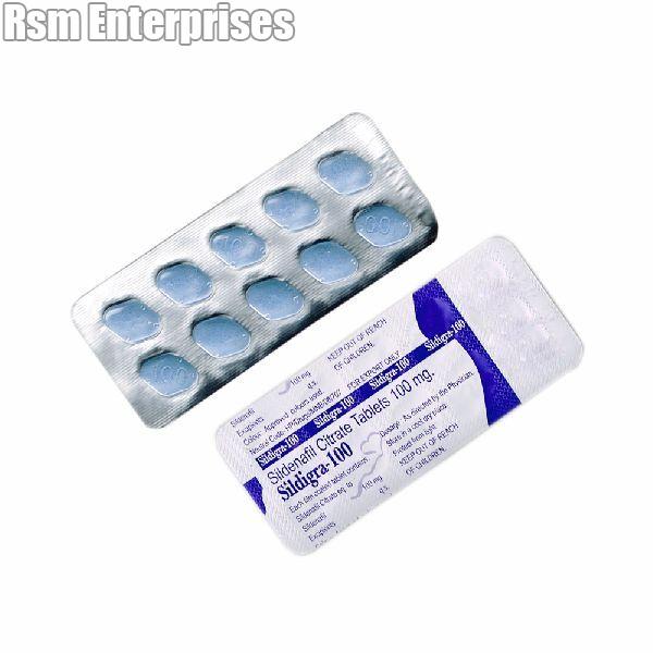 Sildigra-100 Tablets (Sildenafil Citrate 100mg)