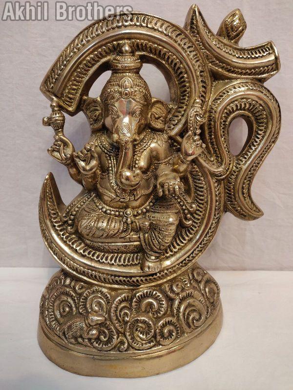 15 Inch Brass Ganesh Ji Statue