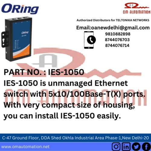 ORING IES-1050 Industrial 5-port Unmanaged Ethernet Switch