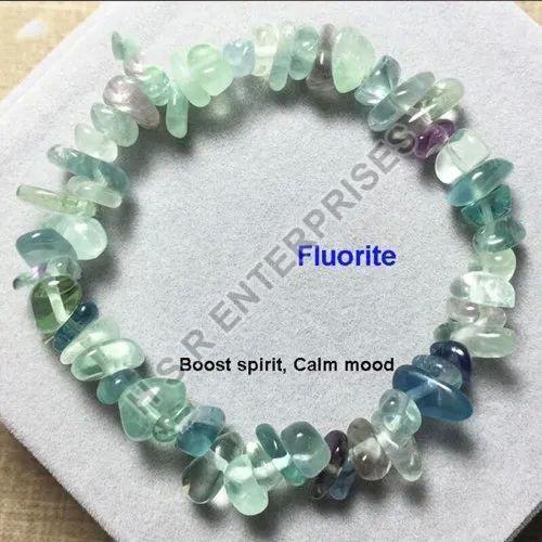 Fluorite Chips Bracelet