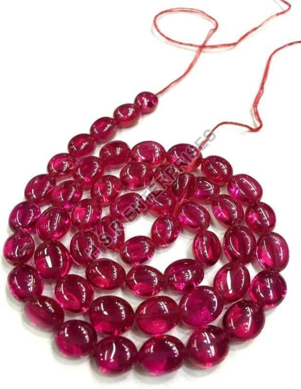 Oval Shape Gemstone Beads