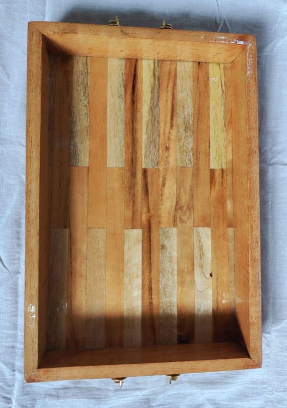 12x8x2 Square Wooden Serving Tray