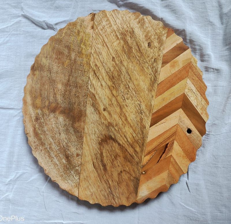 12x12x1 Round Wooden Chopping Board