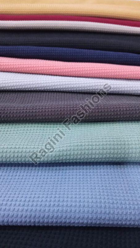 Popcorn Polyester Lycra Fabric Manufacturer Supplier from Surat India