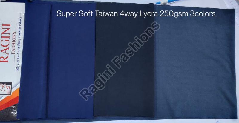 Polyester Taiwan 4 Way Lycra Fabric Black 60 Inch in Goa at best price by  3K ENTERPRISES - Justdial