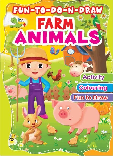 Activity colouring book Farm Animals