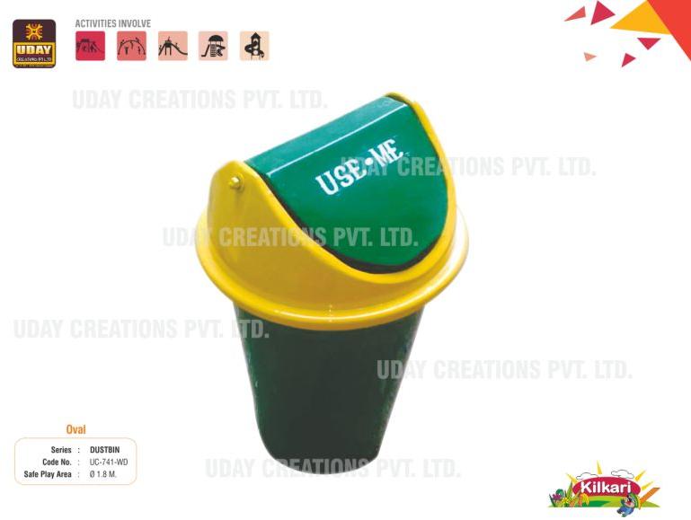 FRP Oval  Dustbin