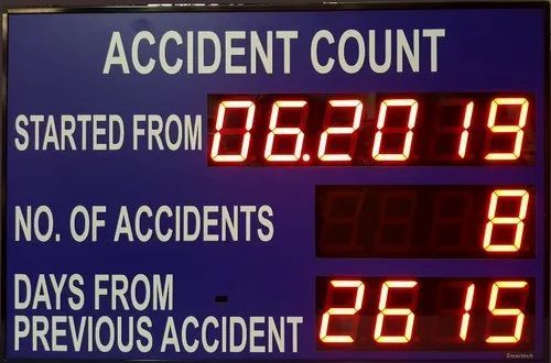 Safety Or Accident Information Display Board Manufacturer, Supplier 