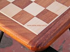 KSB003 Acacia Boxwood Flat Wooden Chess Board