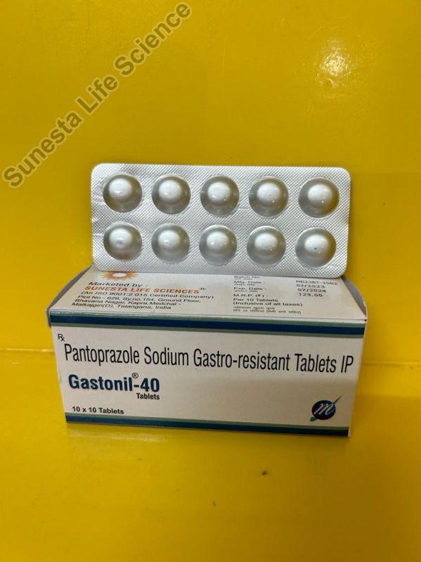 Pantoprazole gastro resistant  40 MG tablets