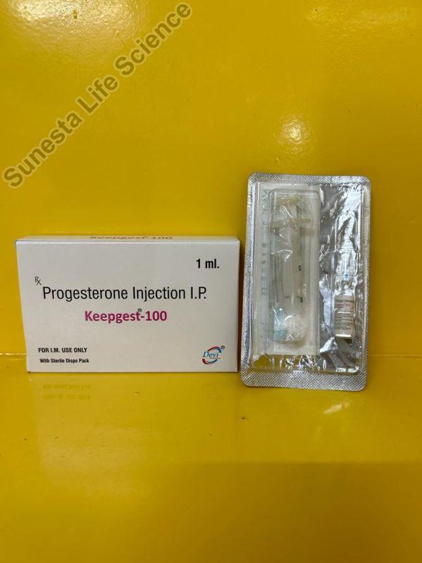 progesterone 100 mg injection