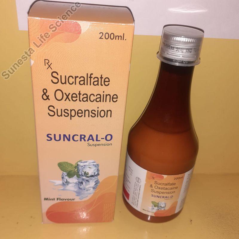 Sucralfate &Oxetacaine Suncrafate 1gm & Oxetacaine 20mg Suspension
