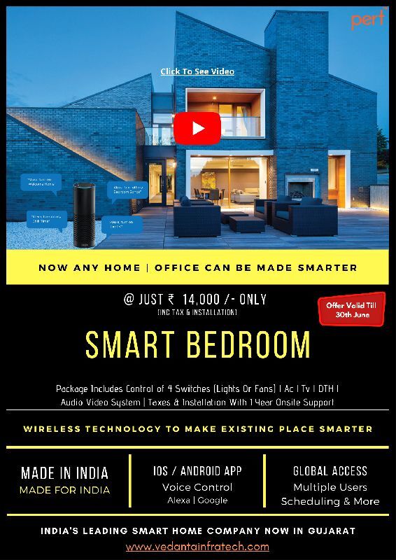 Smart Bedroom Package - Home Automation Companies In Ahmedabad
