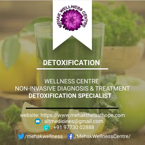 Detoxification Treatment Non-Invasive Diagnosis and Therapy