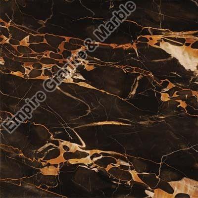 Brown Portoro Marble Slab