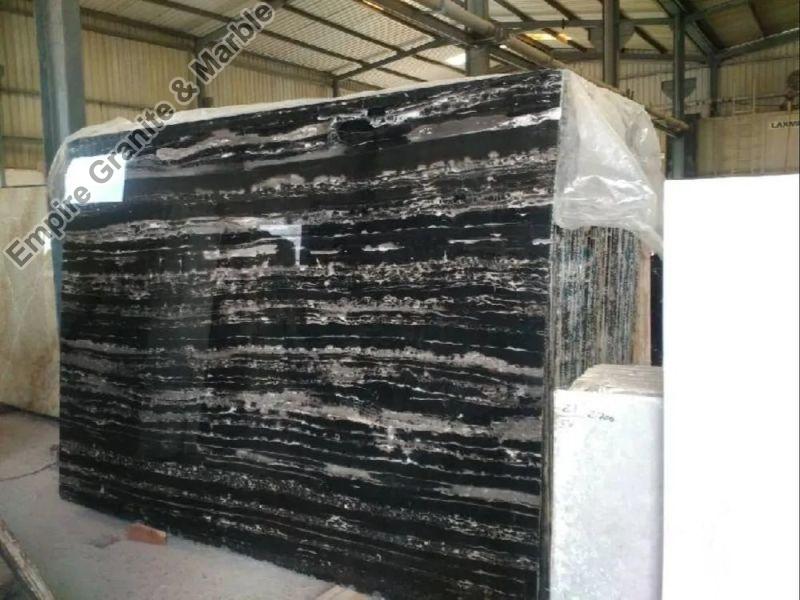 Silver Portoro Marble Slab