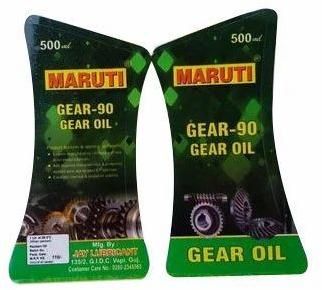 Self Adhesive Oil Bottle Sticker
