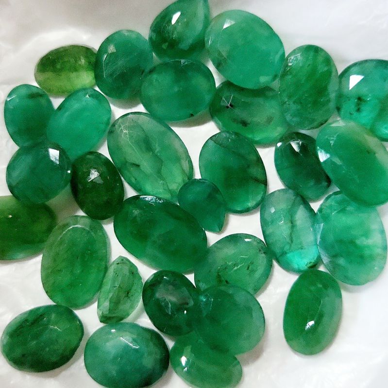 Natural Real Genuine Untreated Emerald Panna Faceted Loose Gemstone