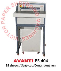 Avanti Industrial paper shredding machines