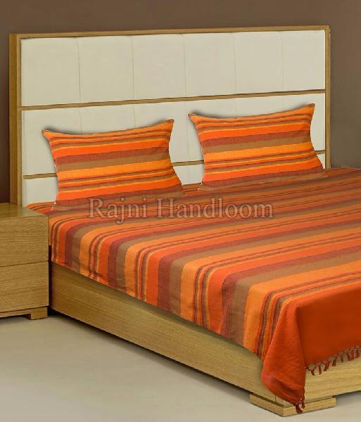 Rajain Handloon Dabal Bed Sheet (RHDBC0022)