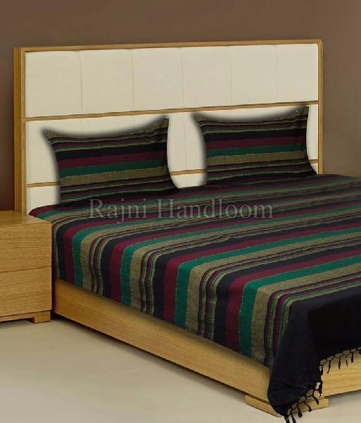 Rajain Handloon Dabal Bed Sheet (RHDBC0025)