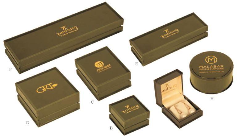 Italian Series Green Plastic Jewellery Boxes