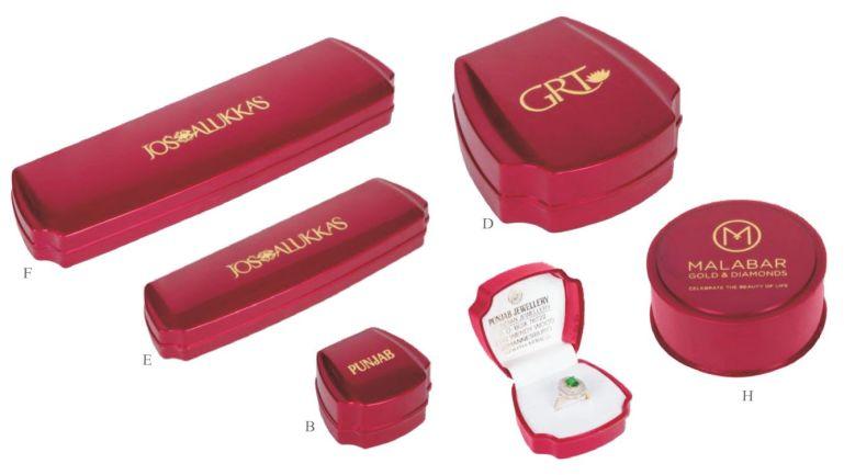 Shella Series Magenta Plastic Jewellery Boxes