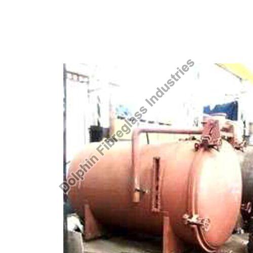 FRP Horizontal Chemical Storage Tank