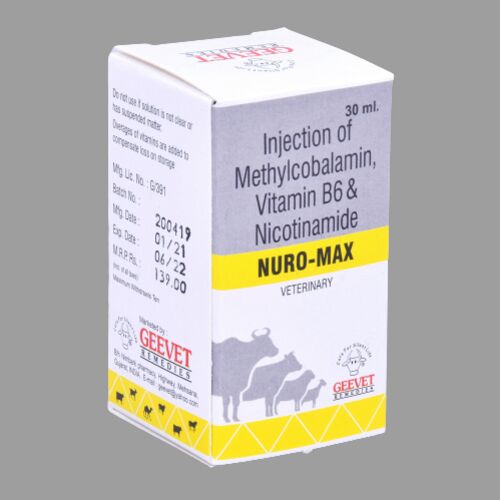 Methylcobalamin, Vitamin B6 and Nicotinamide Injection