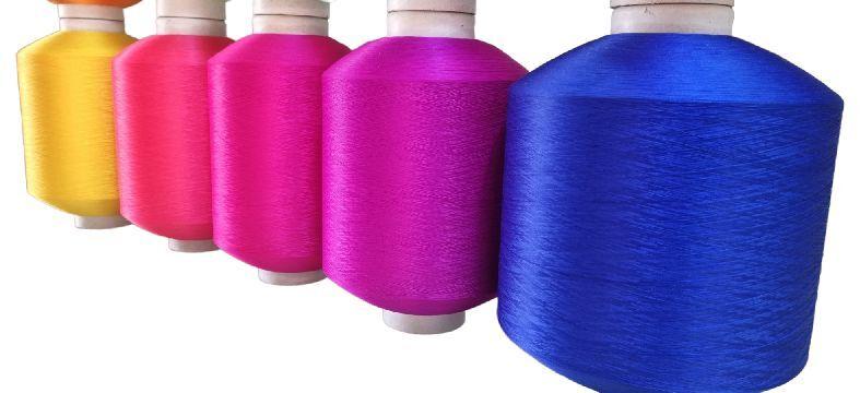 Polyester Airtex Dhupion Dyed Yarn