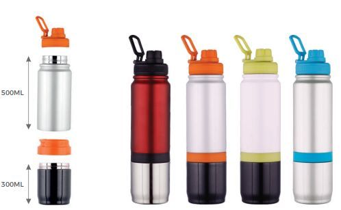 Stainless Steel Water Bottle With Cup