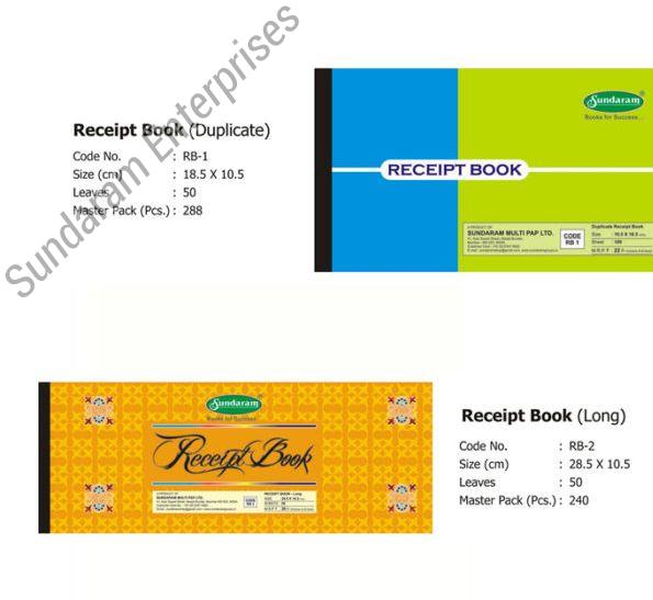 Sundaram Receipt Book