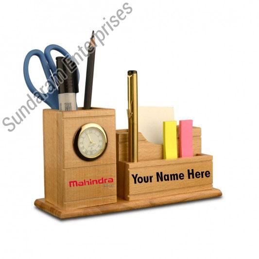 Wooden Pen Holder