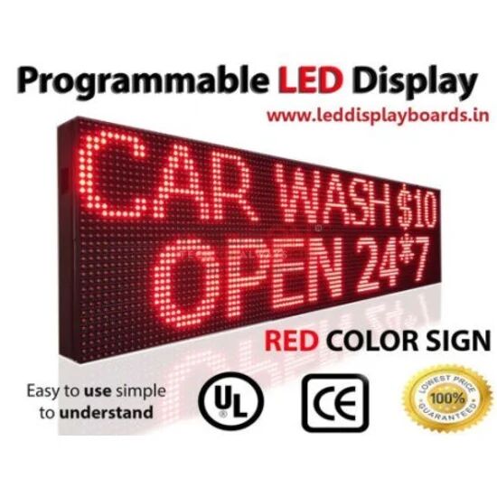Red Outdoor LED Display Board