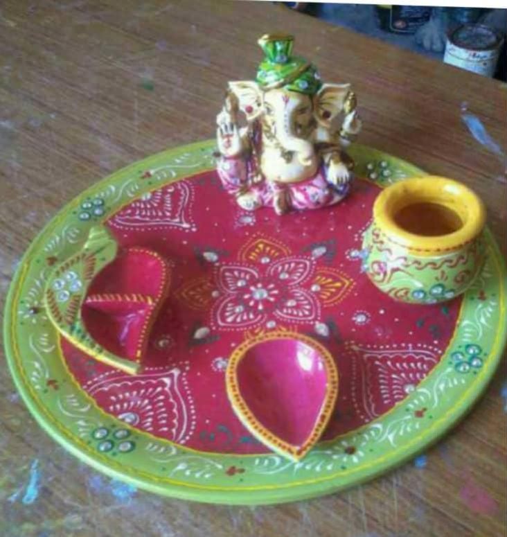 Decorative Pooja Thali