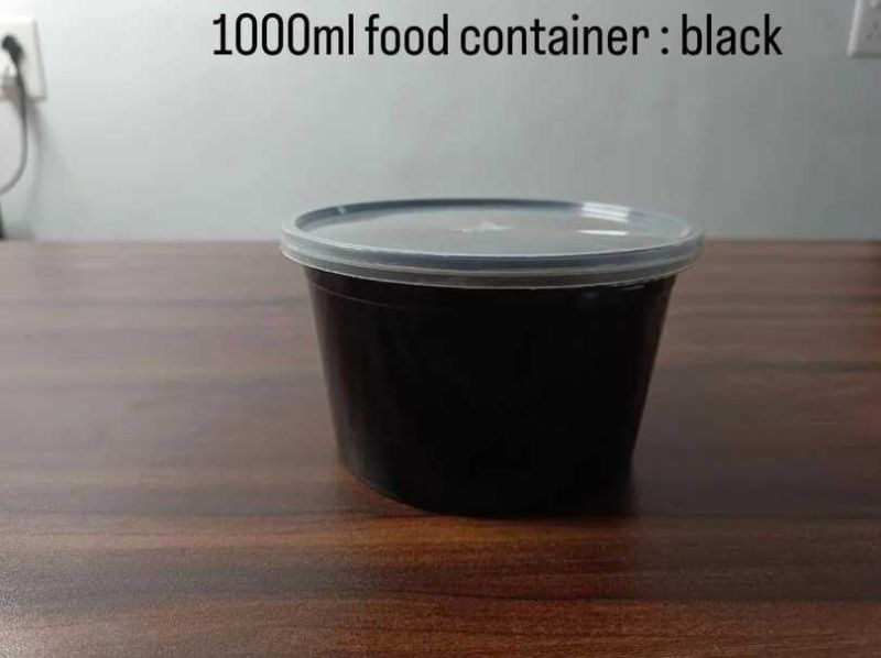 1000 ml Reusable Plastic Food Container