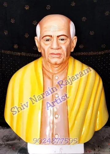27 Inch Marble Sardar Patel Statue