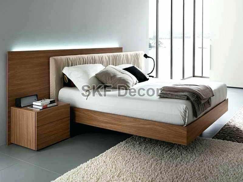 Low Floor Wooden Bed