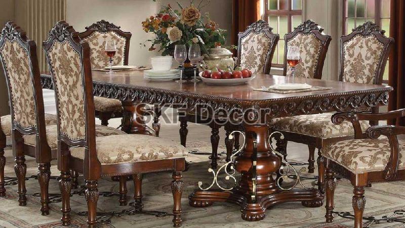 Luxury Cherry Dining Table Set
