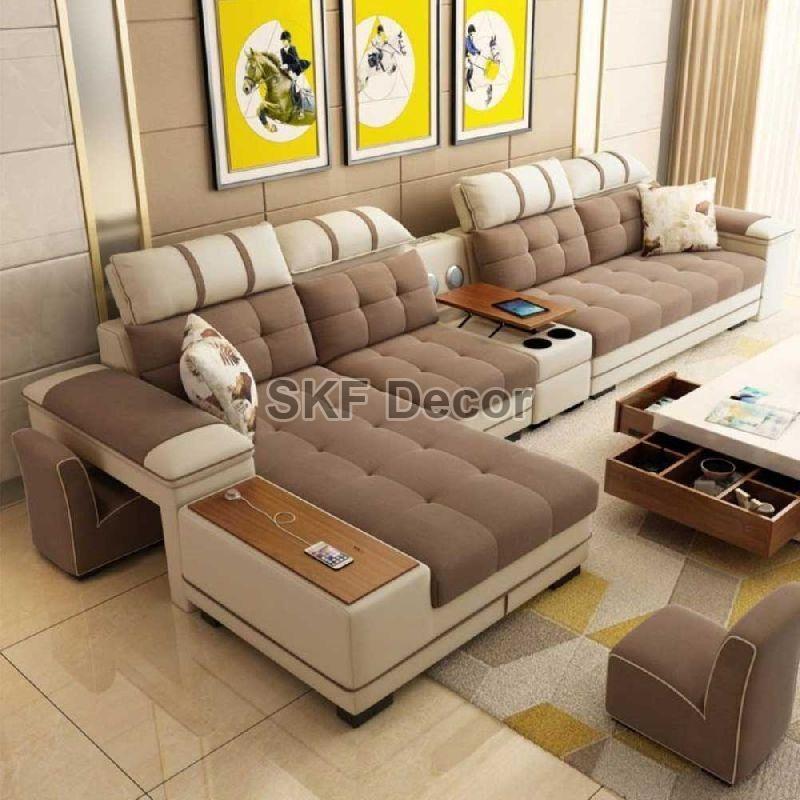 Modern Style Fabric Sofa Set